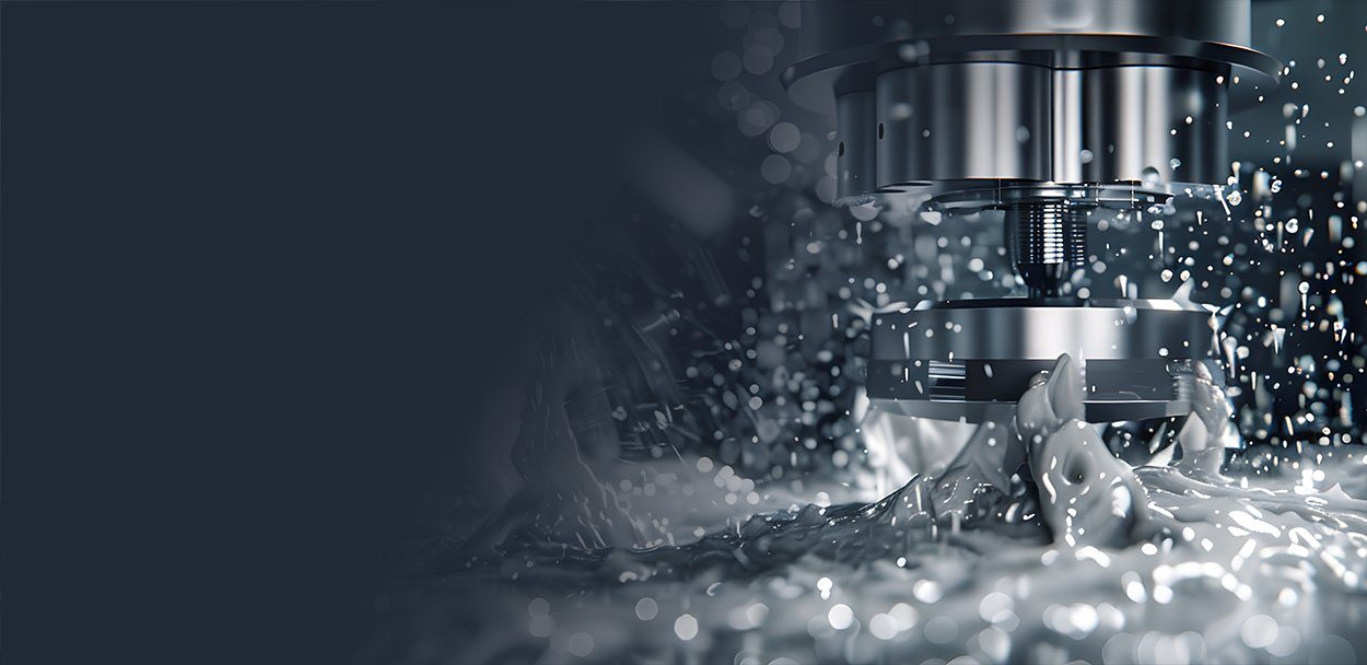 CNC machining with metalworking fluid coolant